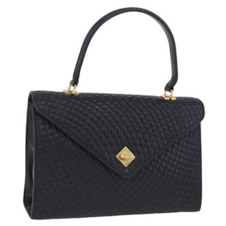 Bally Pre-owned Hand Bag - Dames - Pre-owned - Zwart - Maat: ONE Size Leer