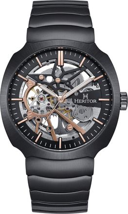 Heritor Magnus Stainless Steel-Band Watch