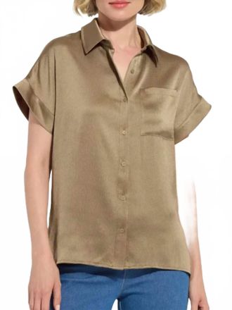 Lyss&eacute; Telma Dolman Sleeve Shirt In Khaki