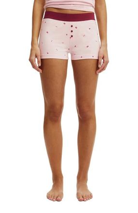 Cotton On Womens Dreamy Soft Boyshort in Pink Kiss Crushed Berry at Nordstrom, Size X-Small