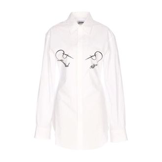 Jean Paul Gaultier Mujer, Blusas y Camisas, Blanco, Talla: M