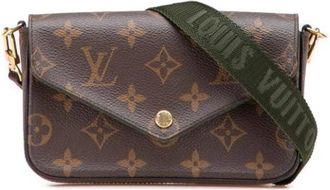 Louis Vuitton Pre-owned Felicie Strap and Go - Dames - Vintage Schoudertas - Bruin - ONE Size - Vintage