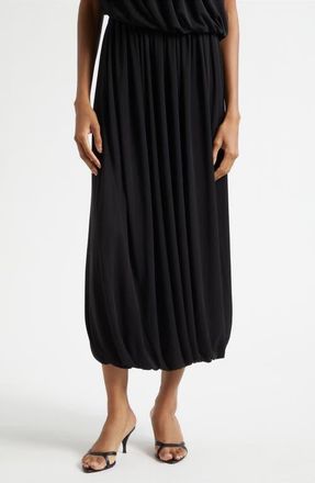 Cinq &agrave; Sept Calden Bubble Hem Skirt in Black at Nordstrom, Size Xx-Small