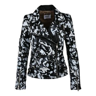 S.W.O.R.D 6.6.44 Chiodo Jacket - Dames - Leren en Su&egrave;de Jassen - Veelkleurig - S - Leer - Jassen