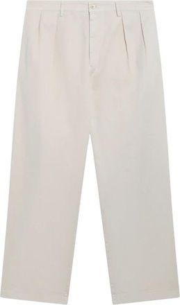 Prada Rechte broek - Heren - Straight fit broeken - Beige - XL - Broeken