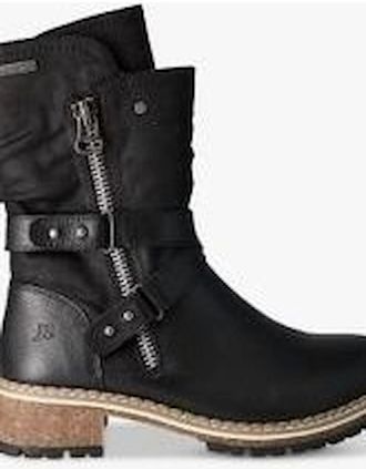 Josef Seibel Womens Josef Seibel 577613 Waylynn in Black Leather Waterproof
