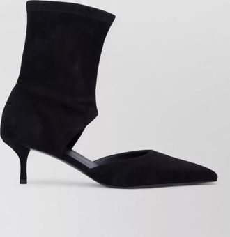 Alaia cut out kitten heel ankle boots