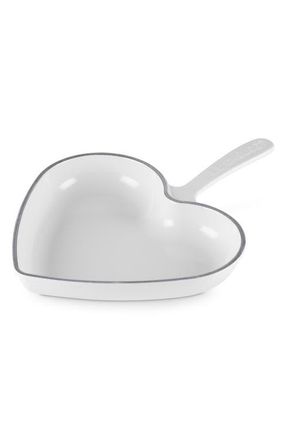 LE CREUSET Heart Enameled Cast Iron Skillet in White at Nordstrom