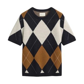 GANT Truien & Vesten, Dames, Veelkleurig, XL, Wol, Round-neck Truien