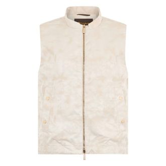 Moorer Vests, female, Beige, Size: 3XL Adelle Vest