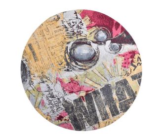 Gino Falcone Alfombra de sal&oacute;n de tejido plano - poli&eacute;ster/algod&oacute;n