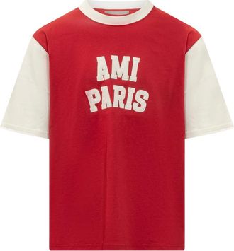 Ami Hombre, Camisetas, Rojo, Talla: XS
