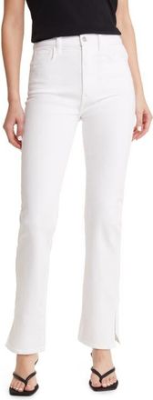 7 For All Mankind Easy Slim Straight Leg Jeans in Brilliant White at Nordstrom, Size 25