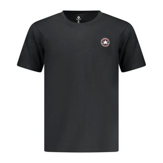Converse T-Shirts, male, Black, Size: XL Chuck Taylor All Star Patch T-Shirt