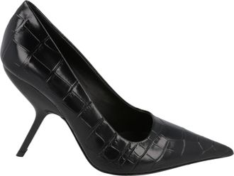Ferragamo Eva Crocodile Leather Pumps