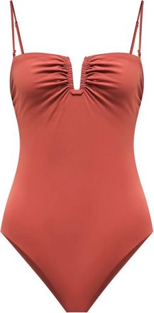 12 Storeez Costume intero con ruches - Rosso