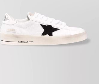 Golden Goose leather and mesh low-top sneakers