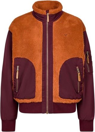 Iriedaily Arctik Bomber Jacket Fleecejacke f&uuml;r Damen | rot