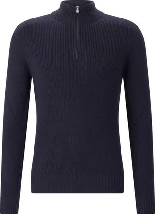 Gran Sasso Maglione a collo alto - - Knitwear - Uomo - Blu - L