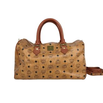 MCM Vintage Weekend Bags, unisex, Beige, ONE SIZE, Pre-owned Leather handbags