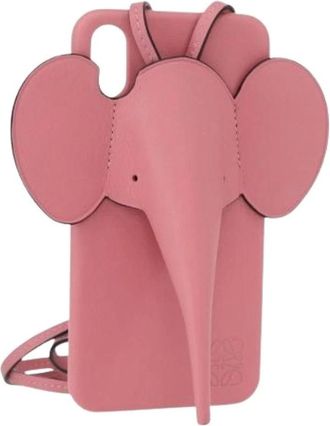 Loewe Pre-owned Accessories, female, Pink, Size: ONE SIZE Pre-owned iPhone Case