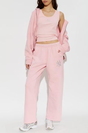 Sporty & Rich Top From The 47 & The New York Yankees Collection, Womens, Pink