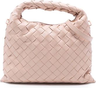 Bottega Veneta Pre-owned Bottega Veneta Mini Calfskin Intrecciato Hop Satchel Ladies A00621054D