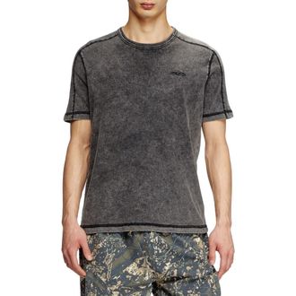 Diesel Denim Look Jersey T-Shirt in Black/Deni at Nordstrom, Size Xxx-Large