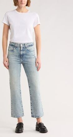 AG - Adriano Goldschmied Womens Kinsley High Waist Pop Crop Jeans in Moonwash High Desert at Nordstrom Rack, Size 23
