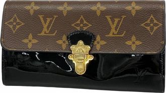 Louis Vuitton Noir Long Wallet (Bi-Fold) (Pre-Owned)