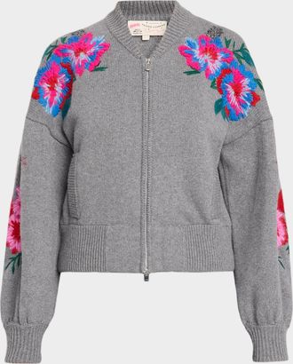 Maison Common Wool Zip-Up Cardigan