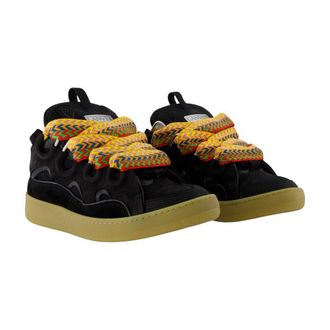Lanvin Mens Curb Sneaker Black Synthetic