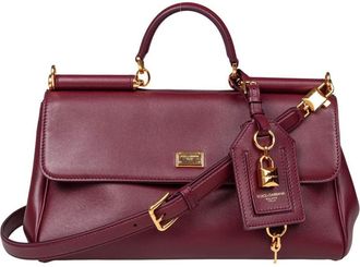 Dolce & Gabbana My Sicily Handbag In Plongé Calfskin