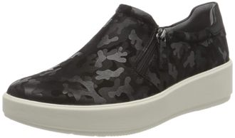 Clarks Layton Step, Womens Loafers, Black Suede Interest, 7 UK (41 EU)