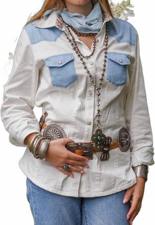 Tasha Polizzi Virginia Button Down Shirt In White
