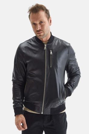 FURNIQ Jasper Leather Jacket in Black at Nordstrom, Size X-Small