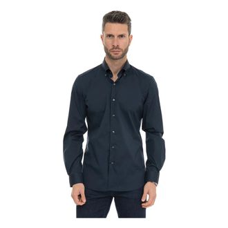 Fay Casual Overhemd - Heren - Casual Overhemden - Blauw - XL - Katoen - Overhemden