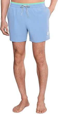 Chubbies The Alpine Skies 5.5 (Classic Lined Swim Trunks) Mens Swimwear Dusty Blue : 2XL, Polyester/Spandex