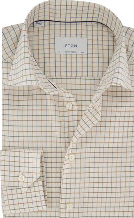 Eton business overhemd Eton Contemporary Fit beige