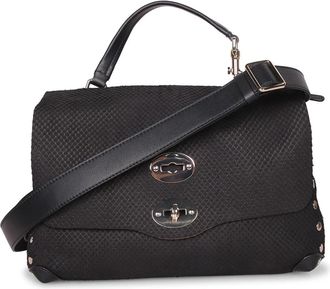 Zanellato Postina Amoretto S - Dames - Handtassen - Zwart - ONE Size - Leer - Tassen