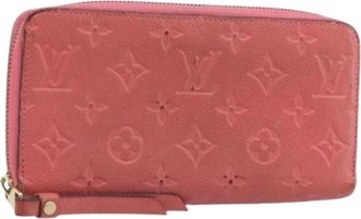 Louis Vuitton Pre-owned Zippy Wallet - Dames - Vintage Accessoires - Roze - ONE Size - Leer - Vintage