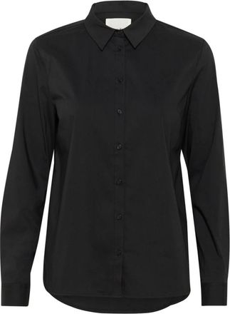 Part Two Bimini Sh Blouses - Dames - Overhemden - Zwart - L - Katoen - Overhemden
