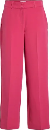 Vila straight fit pantalon VIMYA roze