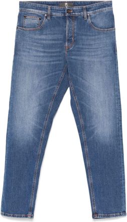 Pantaloni Torino tapered-leg jeans - men - Cotton/Elastane - 34 - Blue