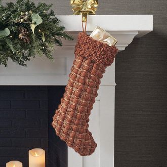 Frontgate Boucle Bliss Stocking - Frontgate - Christmas Decorations