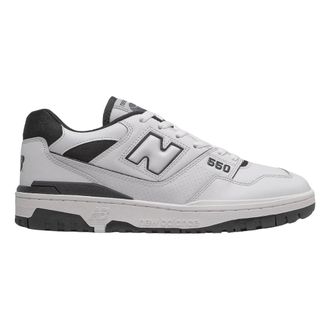 New Balance Sneakers, male, Multicolor, Size: 7 1/2 US Limited Edition 550 White Black Sneakers