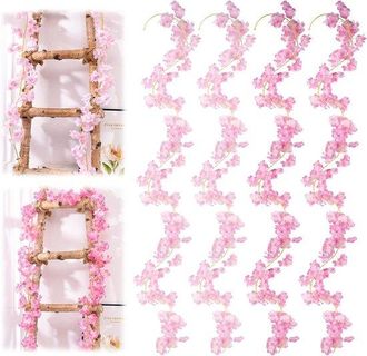 OEM 4 Guirnaldas De Flores De Cerezo De 1,8 M Para Decoraci&oacute;n, Guirnaldas De Enredaderas, Flores Artificiales Para Bodas
