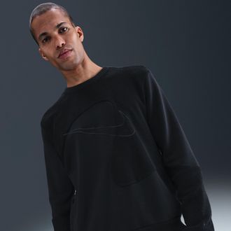 Nike Mens Giannis Standard Issue Basketball Crew in Black | HV1908-010