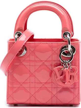 Dior Pre-owned Dior Micro Patent Cannage Lady Ladies FQ3V78DRQCMCKQ10