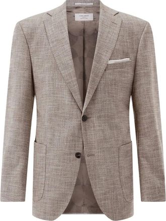 Carl Gross Carl Gross, Heren, Pakken, Bruin, Maat: 2XL Leer
